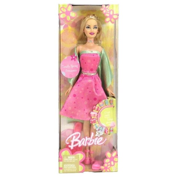 BARBIE Cool Nails Spring Primavera doll MATTEL 2004 NEW, HAS A LOOSE ITEM IN BOX - Picture 1 of 2